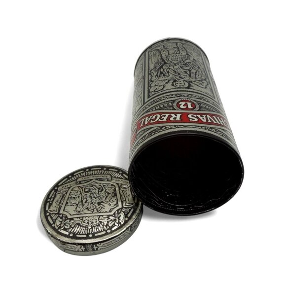 CHIVAS REGAL 12 Year Metal Box Distillers Tin 750ML with Lid Vintage - Picture 7 of 11